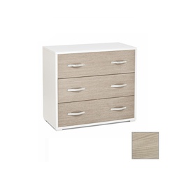 [A10105] Como' con cassa bianca frontale Olmo 3 cassetti 91x45xH 81
