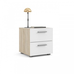 [CAP765] Comodino camera con due cassetti cm 40 x 40 x 42 h