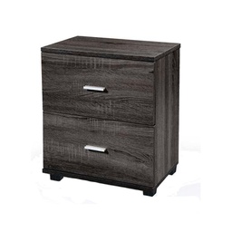 [GIC769450] Comodino camera da letto grigio cassetti cm 40 x 30 x 45 h