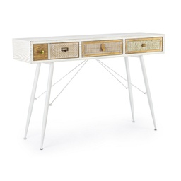 [B0746541] Consolle 3 cassetti Eloise in legno nobilitato