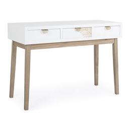 [B0744969] Consolle 3 cassetti Folium 110x40x78h cm