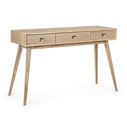 [B0745837] Consolle Alannis  3 cassetti in legno nobilitato