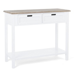 [B0740493] Consolle rustica Dorotea 2 cassetti shabby