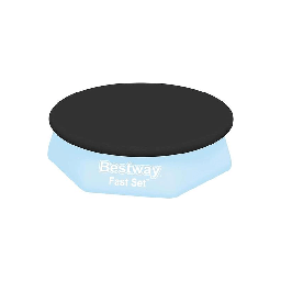 [051178] Copri Piscina Rotondo Telo Copertura Copripiscina Bestway Piscine Fast Set 244Cm