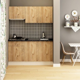 [FZ99160] Cucina Isernia 160 rovere con elettrodomestici