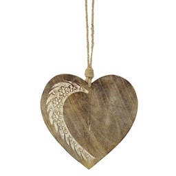 [V6007260000] Cuore legno intarsiato cm31x30