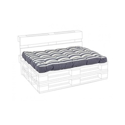[B0806429] Cuscino Pallet Seduta Riga Antracite 120x60 x h15