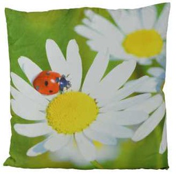[V9173970000] Cuscino margherite e coccinella xf-1031cm. 50 x 50