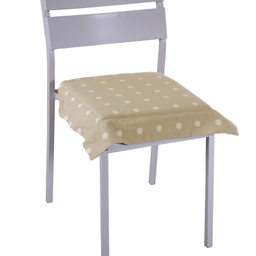 [V7920370000] Cuscino pop pois beige quadro cm40x40h4