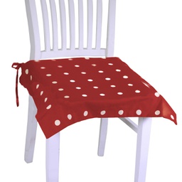 [V7920760000] Cuscino pop pois bordeaux quadro cm40x40h4