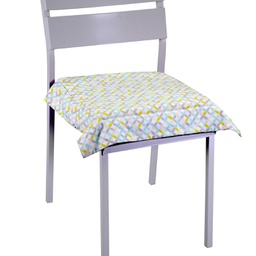 [V7900640000] Cuscino sedia optical verde chiaro quadro cm40x40h4