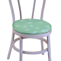 [V7915590000] Cuscino sedia tessuto life verde acqua tondo cmø40h4