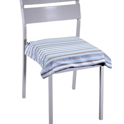 [V7910640000] Cuscino stripe avio tinto in filo cm40x40h4