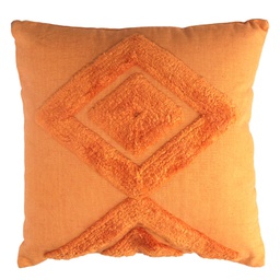 [V2512380000] Cuscino tessuto arancione cm 40x40h12