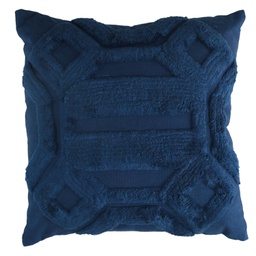 [V2512340000] Cuscino tessuto blu cm 40x40h12