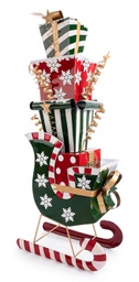 [B0937187] Decor Slitta Astra C-Regali Rosso