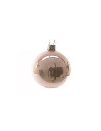 [19625683] Box Da 6 Decorazione Albero Di Natale Pallina Bianco Opaco Vetro Cm 8
