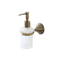 [20009743] Dispenser di sapone della serie Athena, in finitura bronzata.