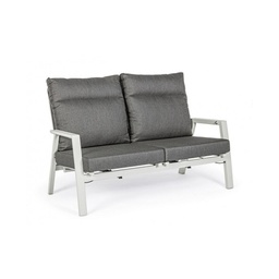 [B0663061] Divano 2 posti reclinabile da esterno 152x81x98h cm