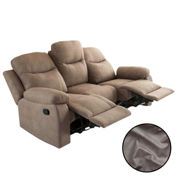 [FZ96392] Divano Chicago 3 posti reclinabile silver grey Ranger 10