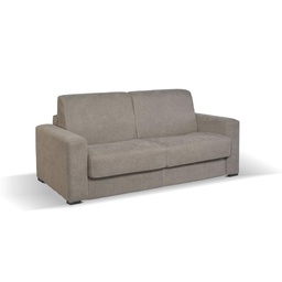 [FZ100111] Divano Letto Prienz 3 Posti Moca Tortora  186 x 96 x 90 cm