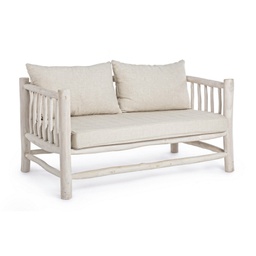 [B0680401] Divano con cuscini Sahel in legno teak