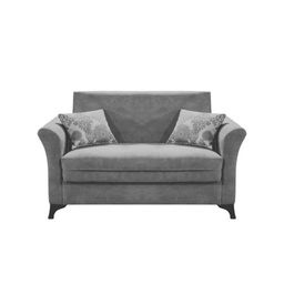 [FZ93943] Divano due posti in tessuto con contenitore Grigio BUKET 160x86x h85 cm