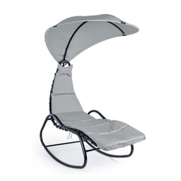 [B0790206] Dondolo Chaise Longue da esterno Baffin Antracite
