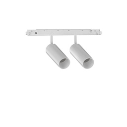[8021696303659] EGO Track Double 24W 3000K 1-10V - L190xH163xP40mm - Bianco