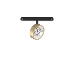 [8021696300511] EGO Track Flat Single 09W 3000K On-Off GD - L190xH141xP46mm