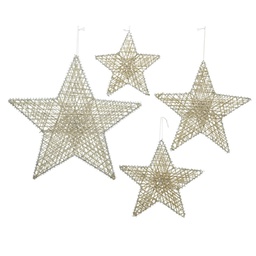 [19974503] Elegante Lampadario a Sospensione Stelle Champagne D40