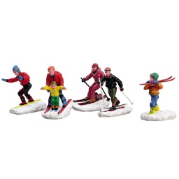 [1998906] FIGURINE DIVERTENTI INVERNALI SET DI 5