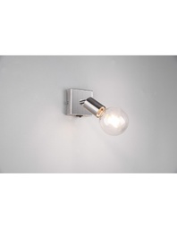 [TRIOR80181707] Faretto Spot Vannes Nichel 1xE27 Trio Lighting