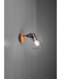 [TRIO805300188] Faretto Spot Vintage Orientabile Madras Trio Lighting