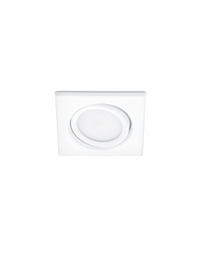 [2002716] Faretto da Incasso Led 5w Orientabile 8x8cm Rila Bianco Trio Lighting