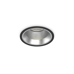 [8021696266558] Faretto incasso 15W 3000K nero D110xH76mm