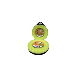 [030305] Filo di nylon professionale tondo per decespugliatore, diametro 3,5 mm, lunghezza 45 mt, colore verde.
