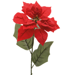 [20035809] Fiore rosso H67 cm decorazione di natale