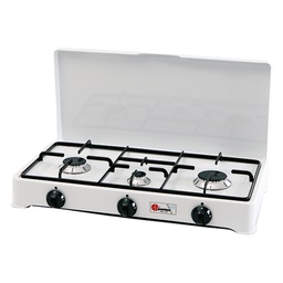 [DFL804034] Fornello A Gas 3 Fuochi Mod. 5328 Cgp - Cm 58 X 28 X H 10