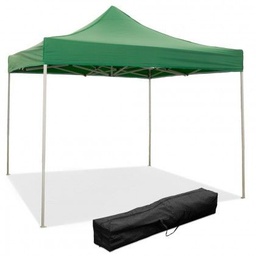 [8053323389927] Gazebo pieghevole 3x3 Verde in PVC impermeabile