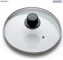 [1999718] Gnali Coperchio In Vetro Temperato Con Bordo In Acciaio Inox Con Foro Di Sfiato - 12