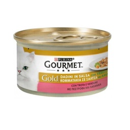 [021819] Gourmet Gold Dadini in salsa trota e verdure Purina 85 grammi
