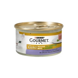 [042924] Gourmet Gold Mousse con agnello e fagiolini Purina 85 grammi
