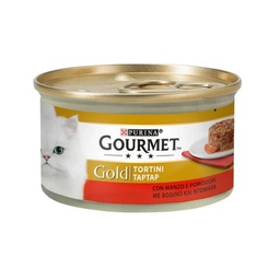 [N12329223] Gourmet Gold tortini con manzo e pomodori Purina 85 grammi