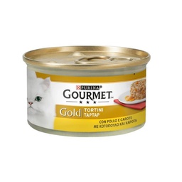 [N12329224] Gourmet Gold tortini con pollo e carote Purina 85 grammi