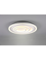 [TRIO625815031] Grande Plafoniera Circolare Moderna Led Dimmer Kagawa Bianco Trio Lighting