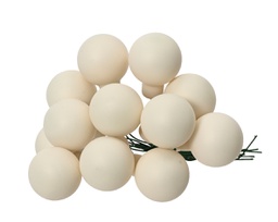[KAE710.454] Grappolo decorativo di Natale binco opaco ø2 cm