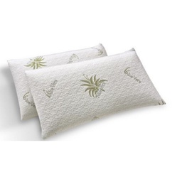 [FZ86920] Guanciale Aloe 50x80 Cuscino con Federa in Aloe e Imbottitura di Poliestere