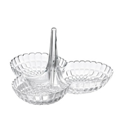 [1930009] Guzzini - Antipastiera trasparente Tiffany