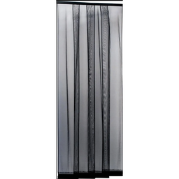 [2007650] IRS Zanzariera porta finestra a Lamelle con contrappesi cm. 140x250 colore Nero